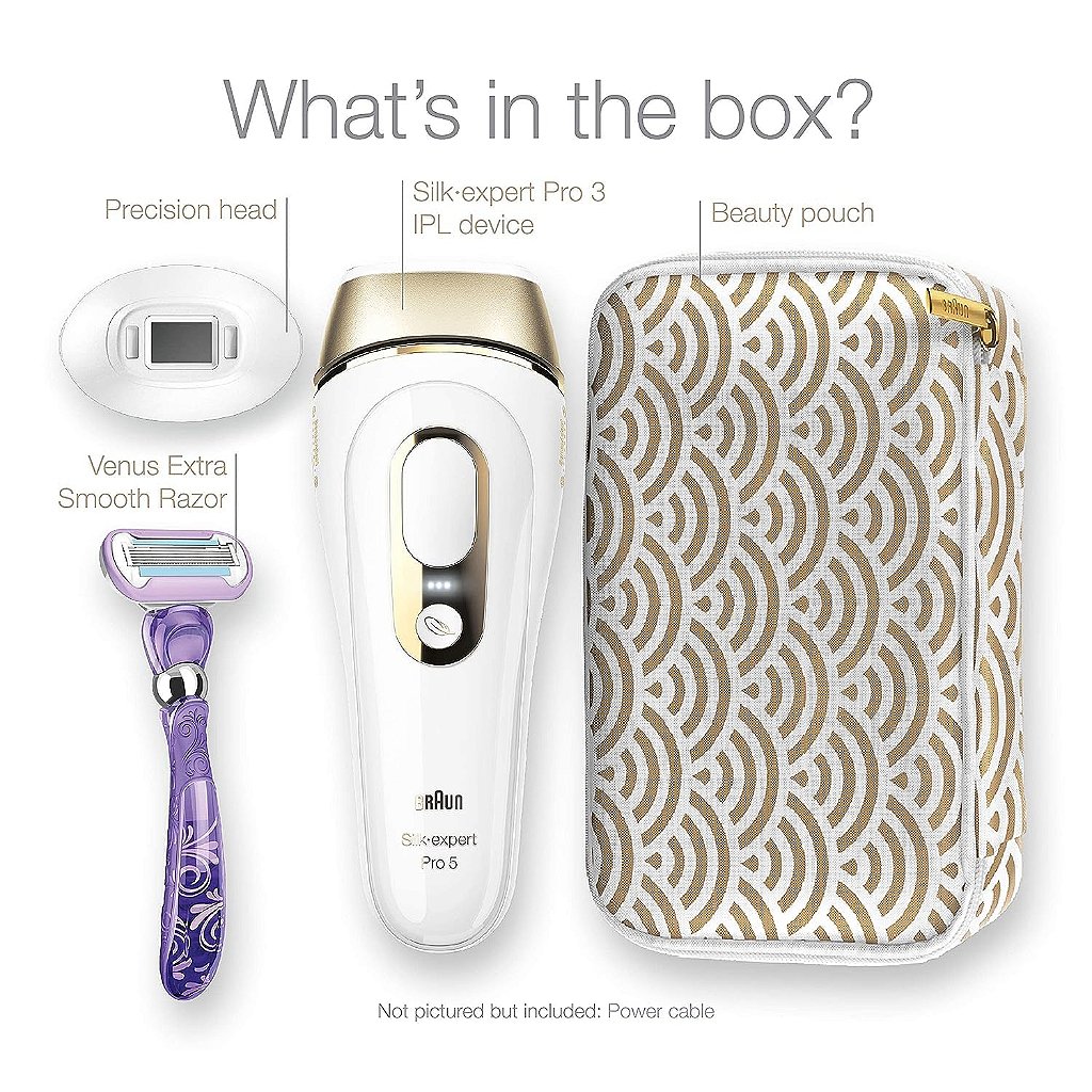 Dispositivo de remoção de pelos Braun Silk Expert Pro5 IPL para