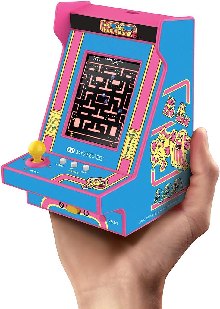 Meu Arcade Ms. Pac-Man Nano Player Pro - Máquina de Mini Arcade