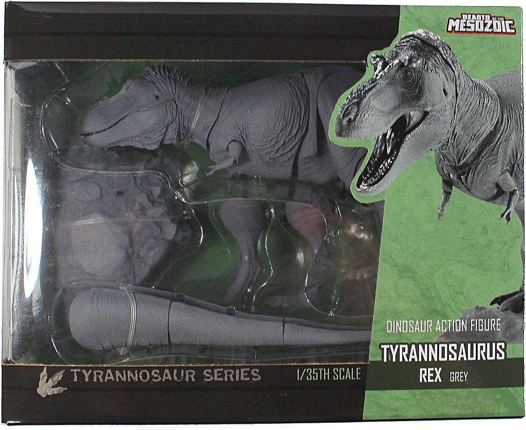 Bestas do Mesozoico: Tyrannosaurus Rex Cinza - Miniatura