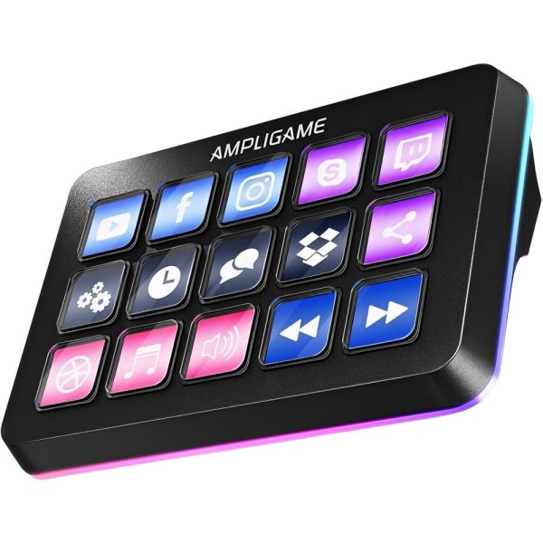 Controlador de Transmissão Fifine D6 Stream Deck - Preto - Fifine