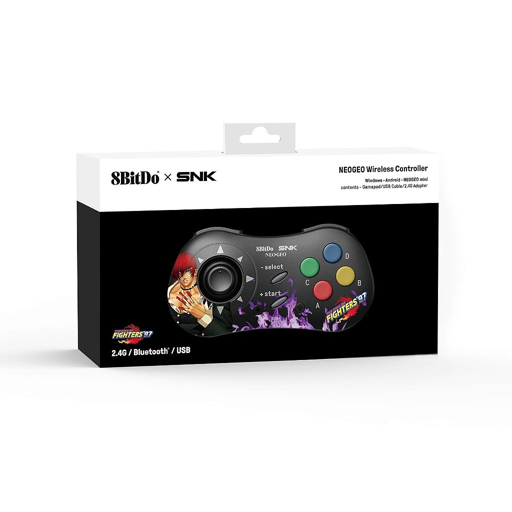 Controlador sem fio 8Bitdo NEOGEO para Windows, Android e NEOGEO