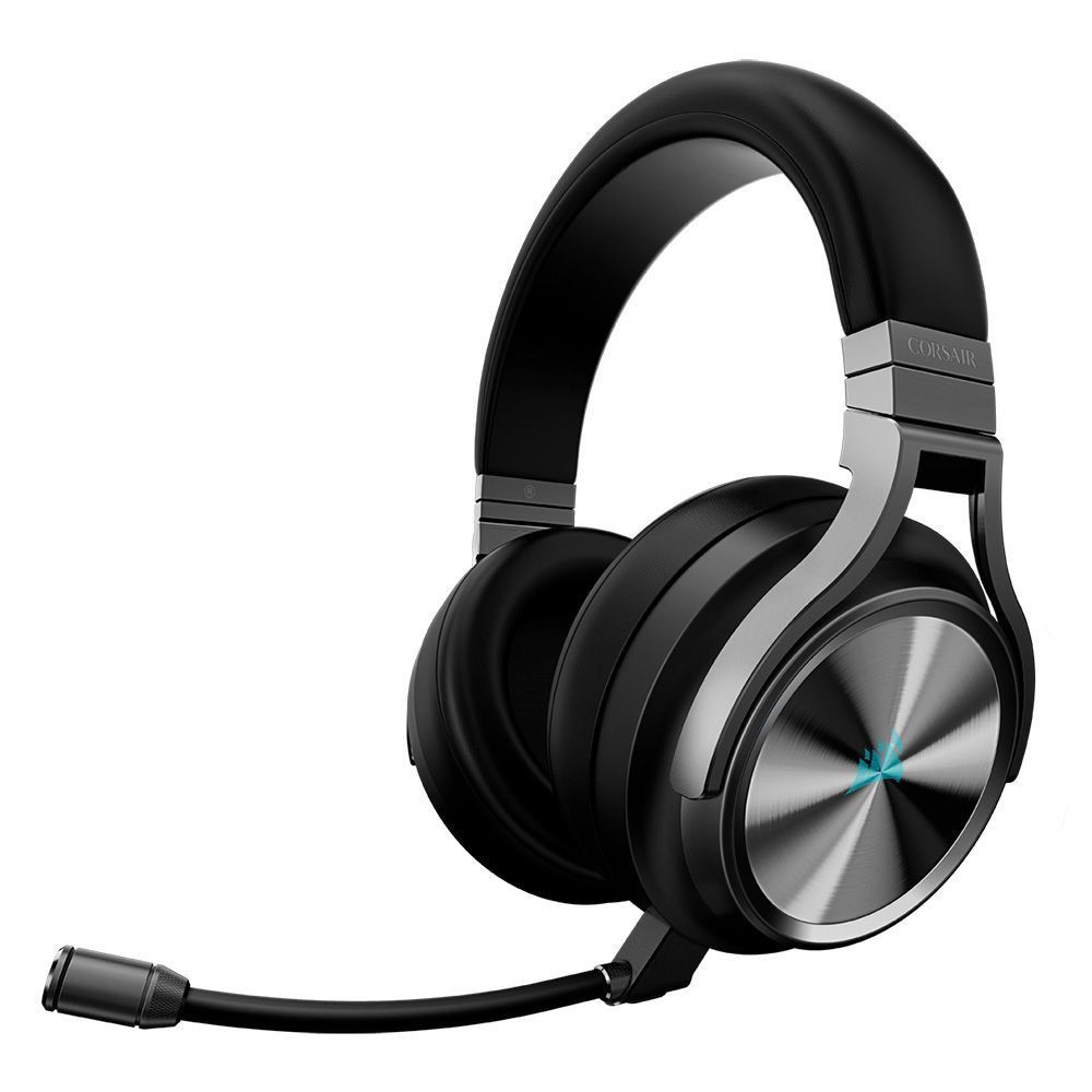 Headset Gamer Corsair Virtuoso RGB Wirelesss SE 7.1 Cinza CA